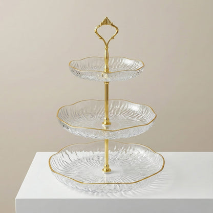 3 Layer dessert and fruit stand