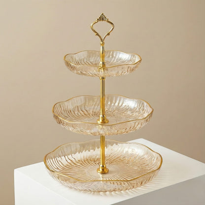 3 Layer dessert and fruit stand