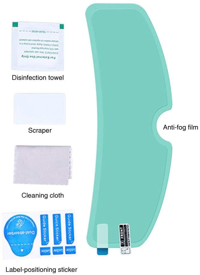 Helmet Anti-Fog & Rainproof Visor Film Kit